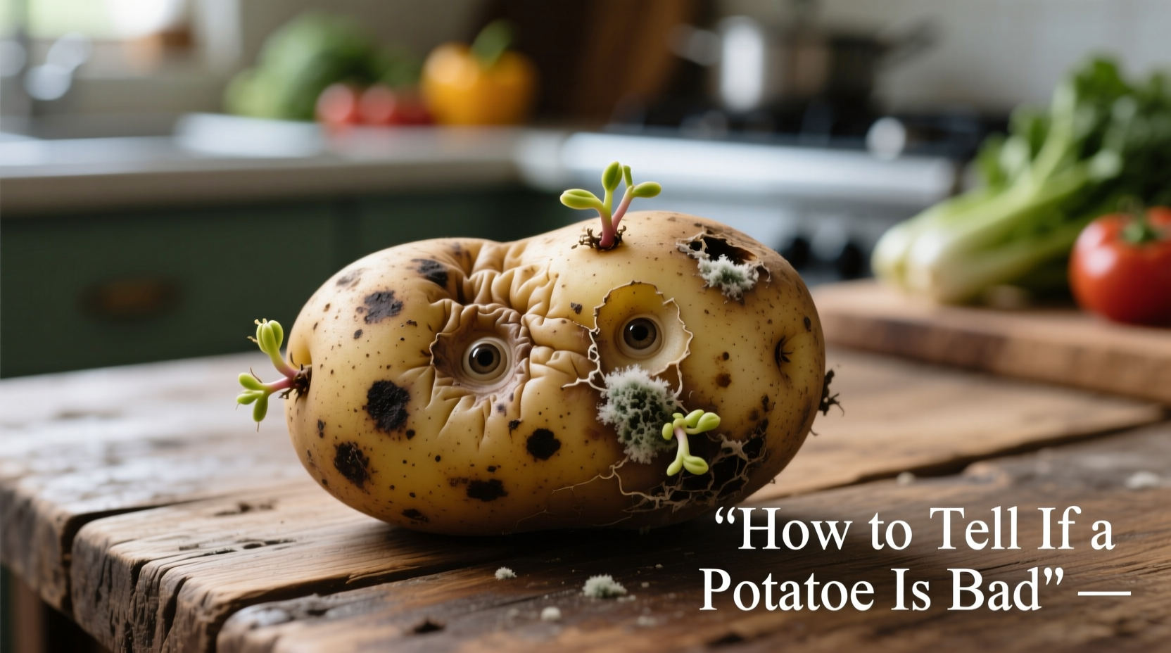 how can you tell if a potato is bad