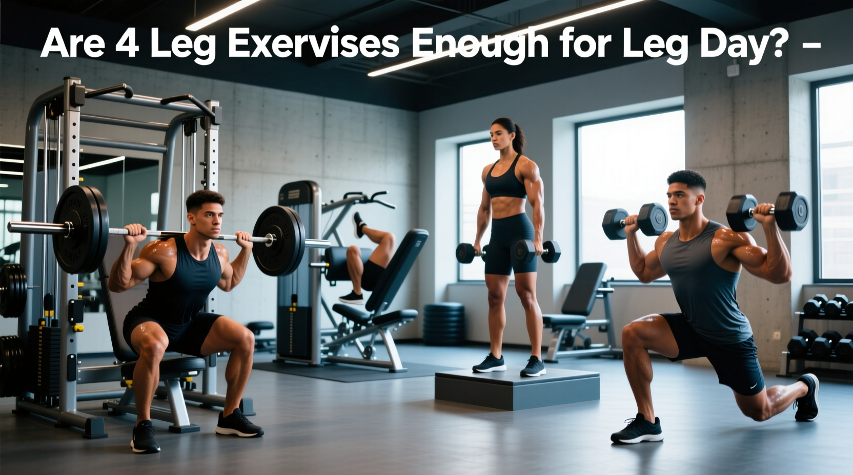 are 4 leg exercises enough for leg day 