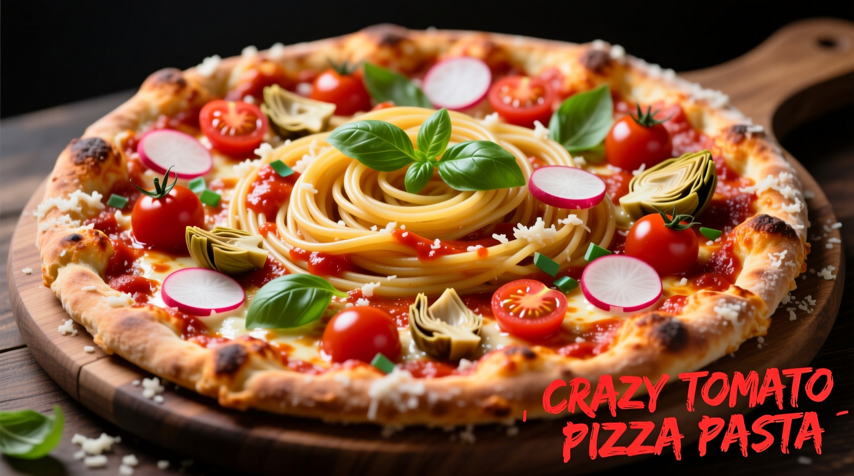 crazy tomato pizza pasta