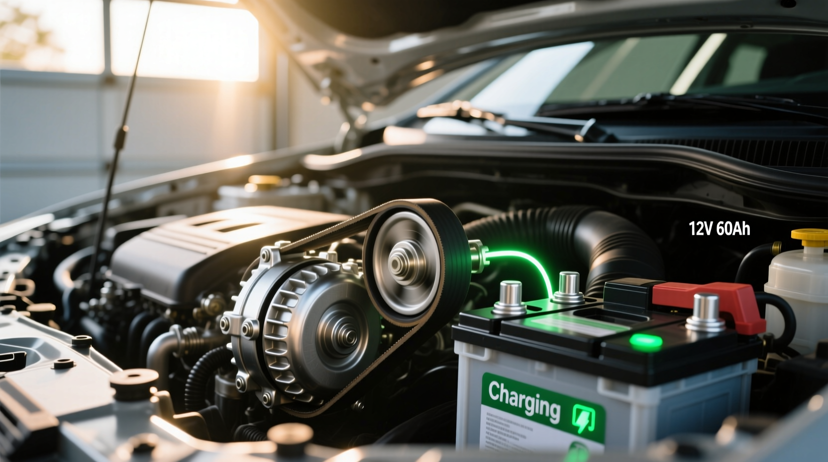 does driving your car charge the battery