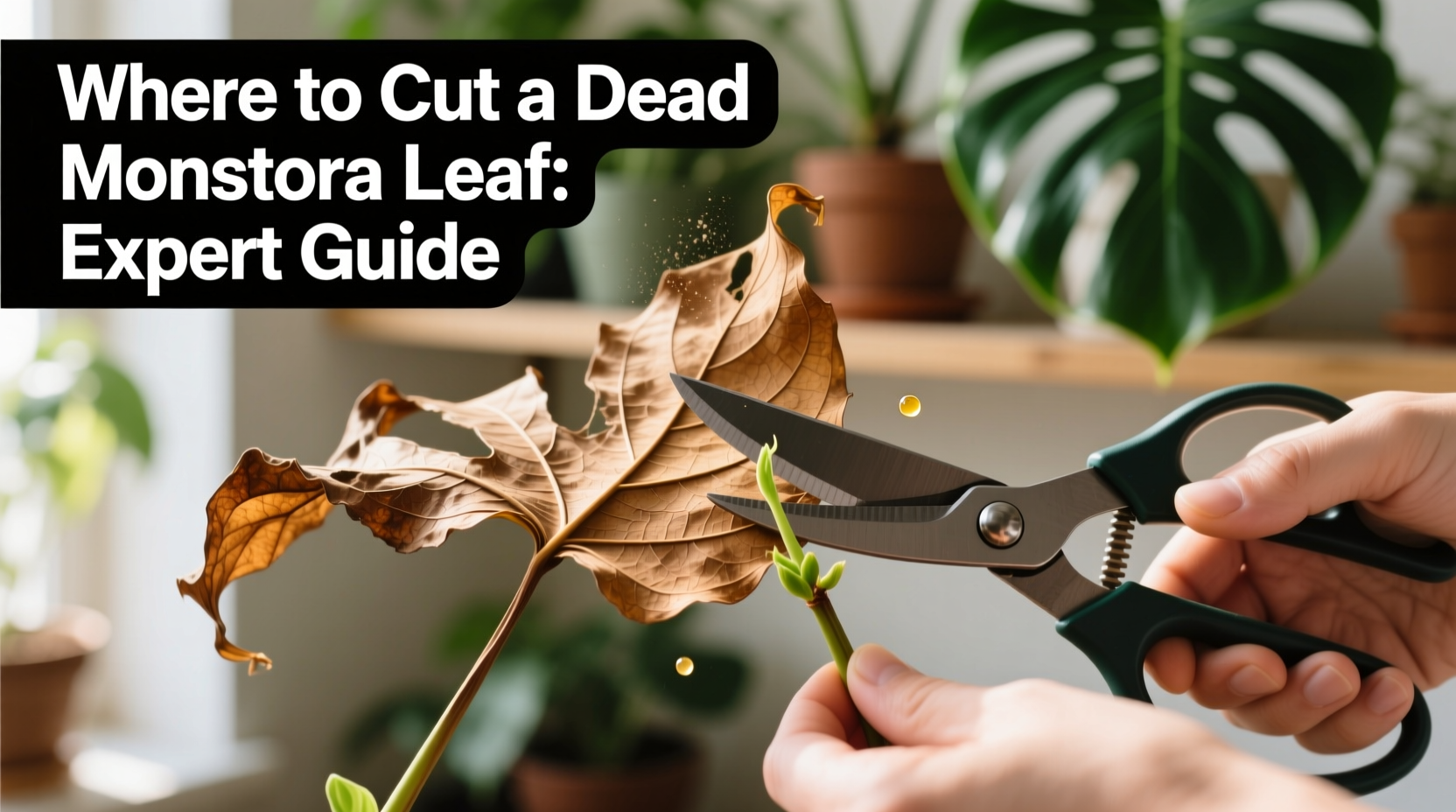 Where to Cut a Dead Monstera Leaf: Expert Guide