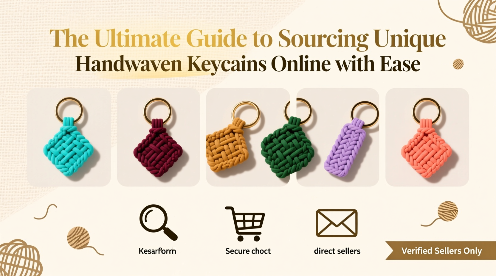 the ultimate guide to sourcing unique handwoven keychains online with ease