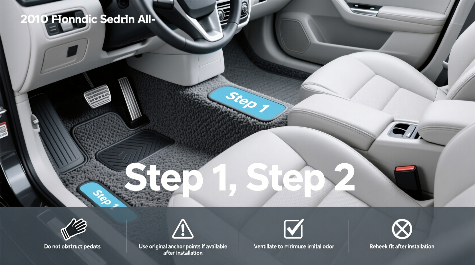 2010 honda civic sedan all weather floor mats