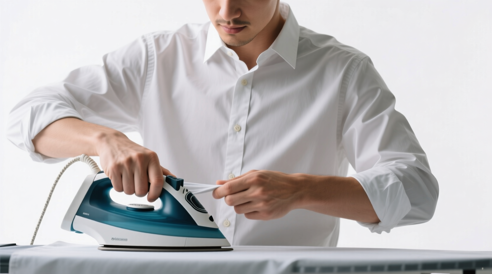 how to iron a button down shirt