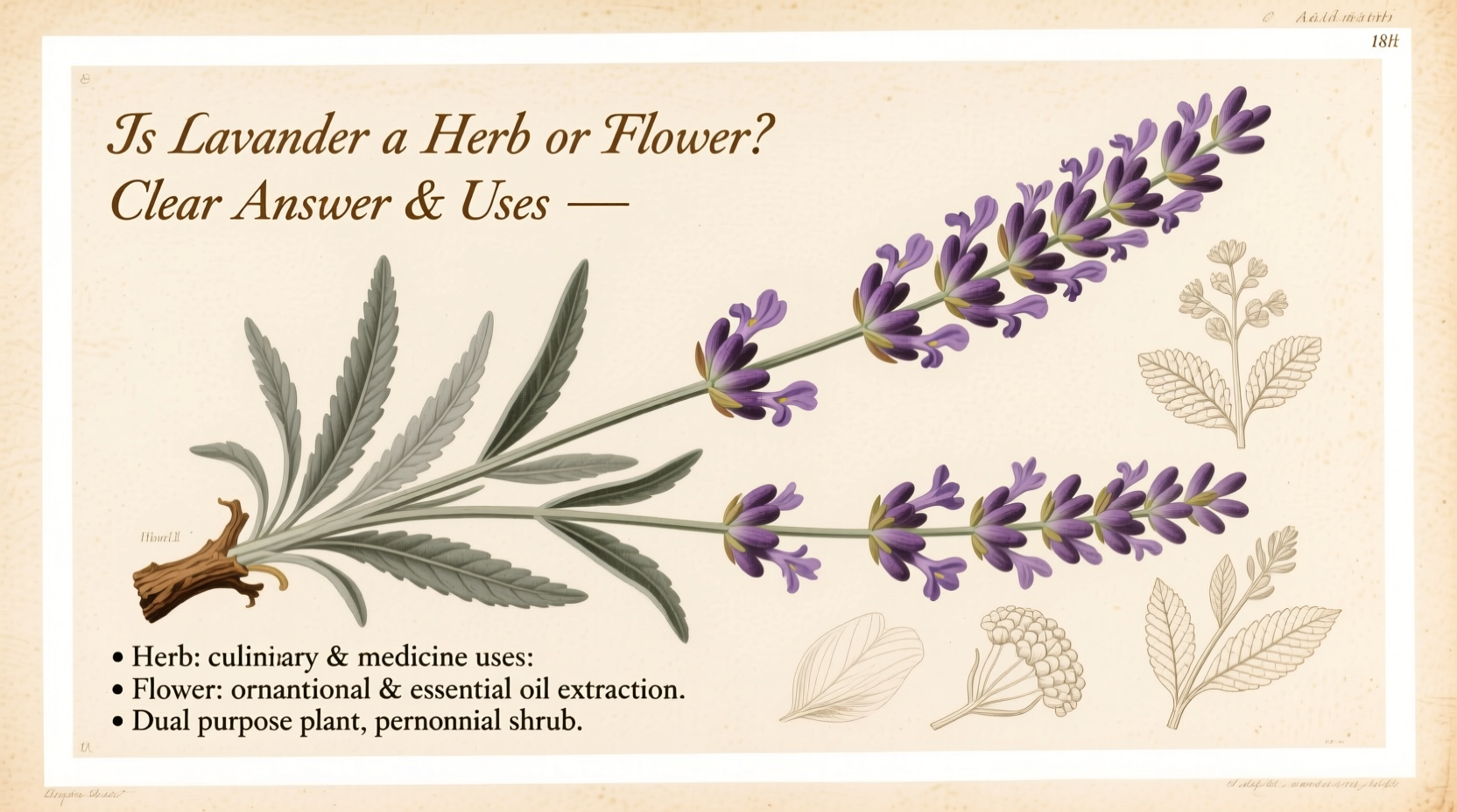 Is Lavender a Herb or Flower? Clear Answer & Uses