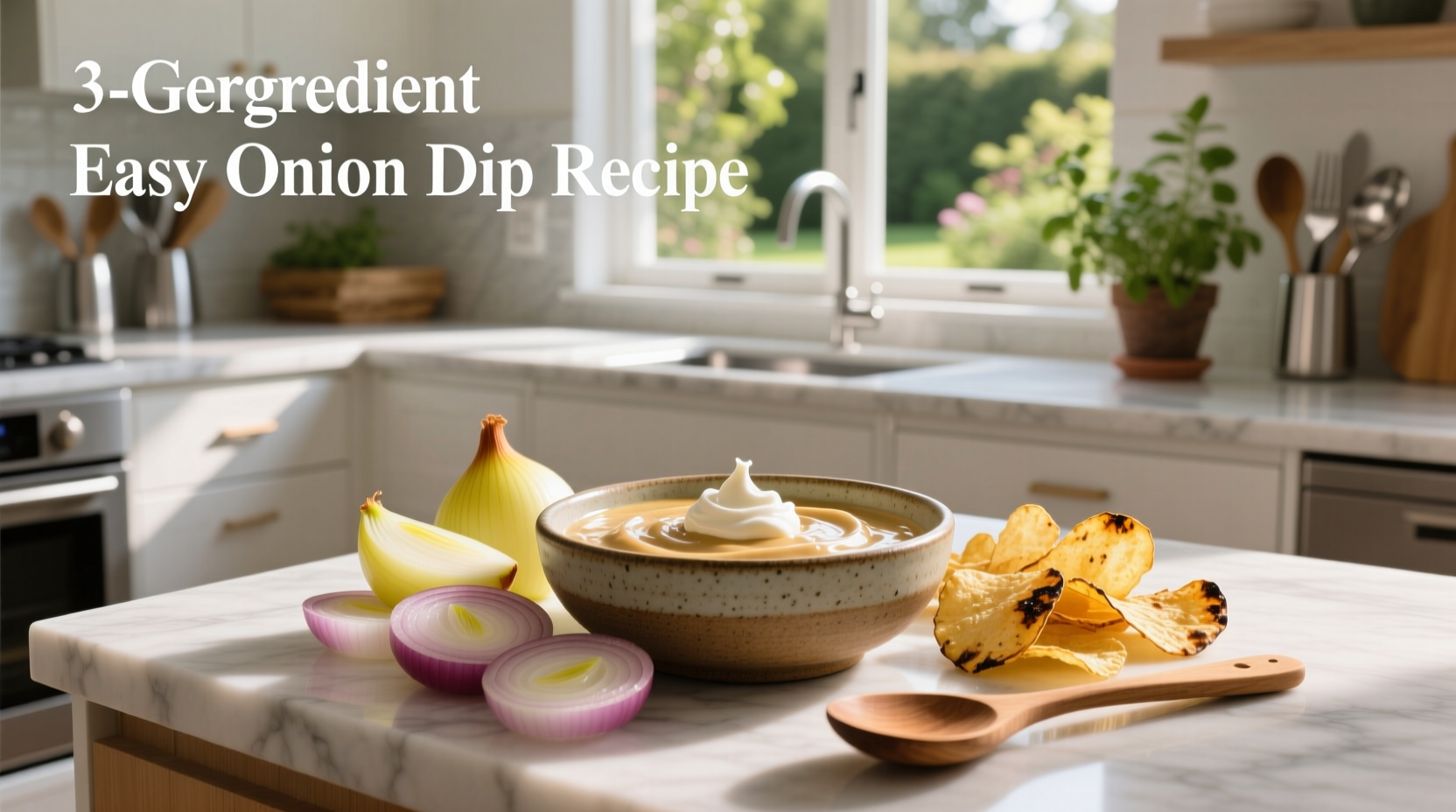 3 ingredient onion dip recipe