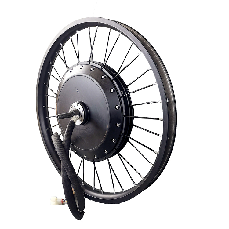 26*4.0 72v 5000w 8000w 12000w 胖胎轮毂电机电动自行车改装套件带电池