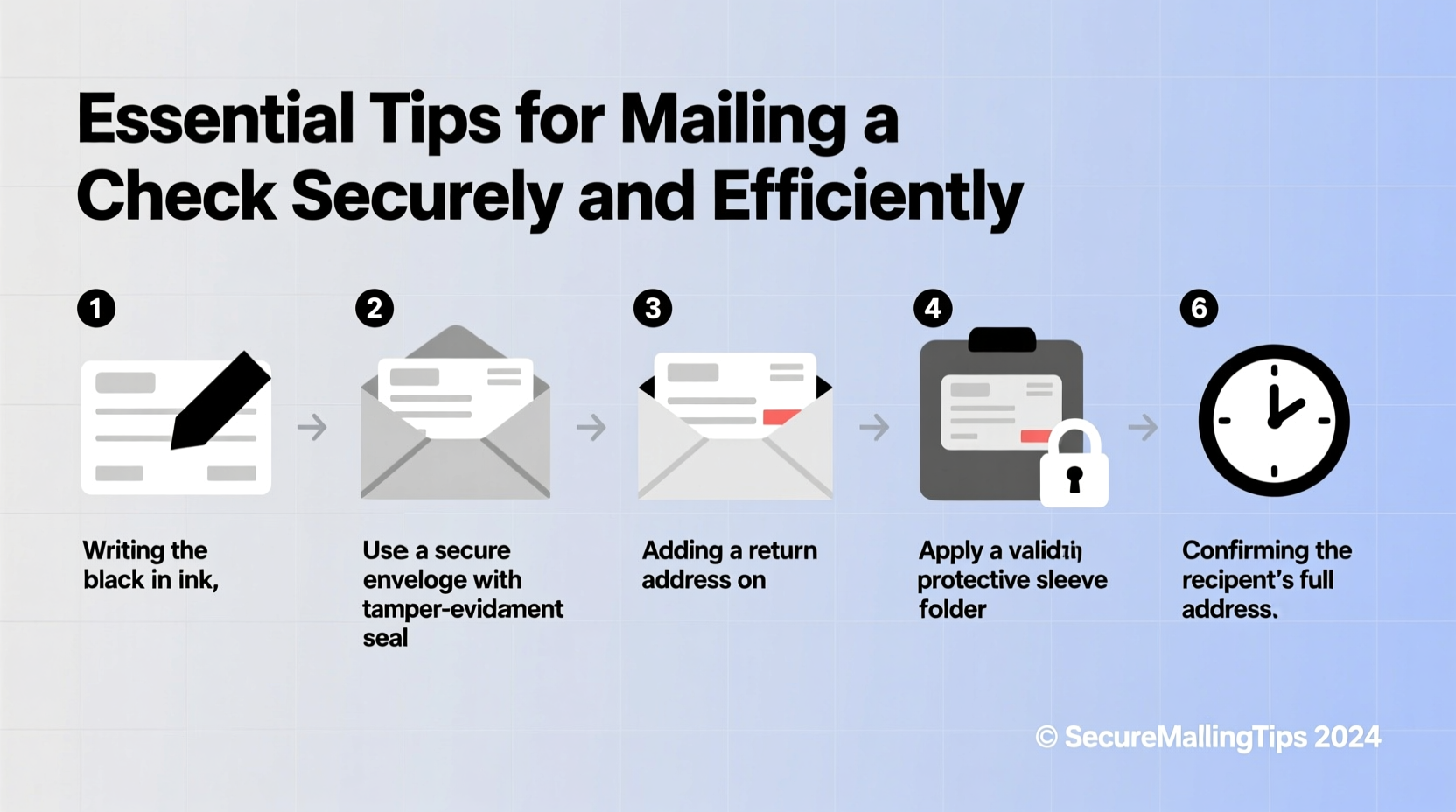 essential tips for mailing a check securely and efficiently