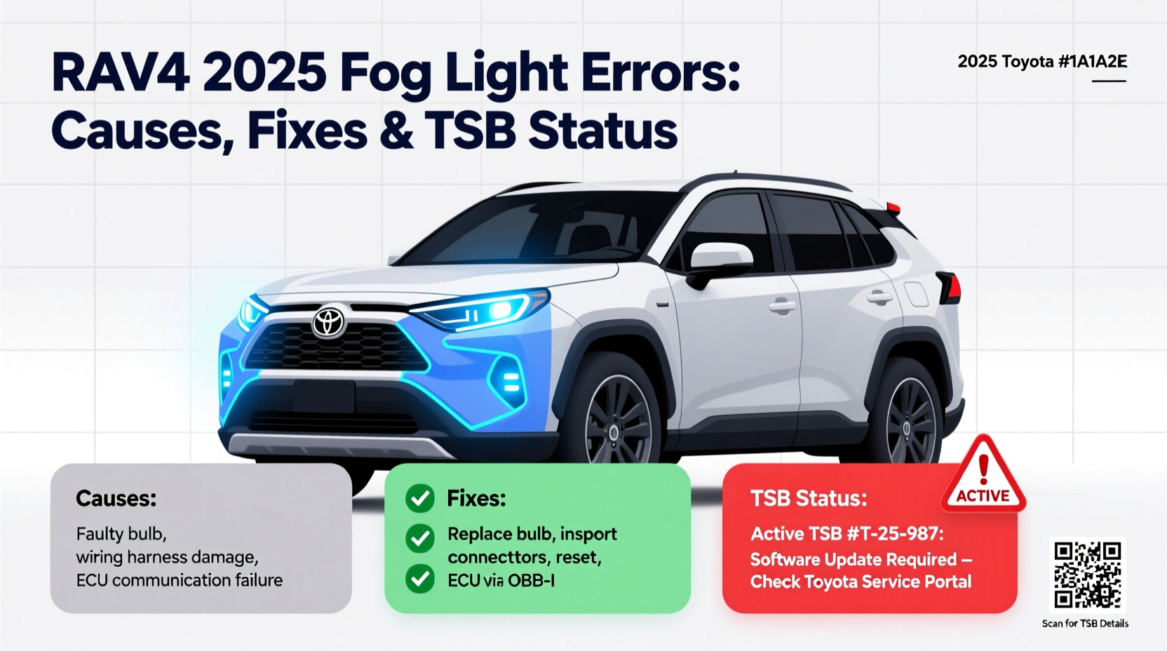 rav4 2025 fog light errors