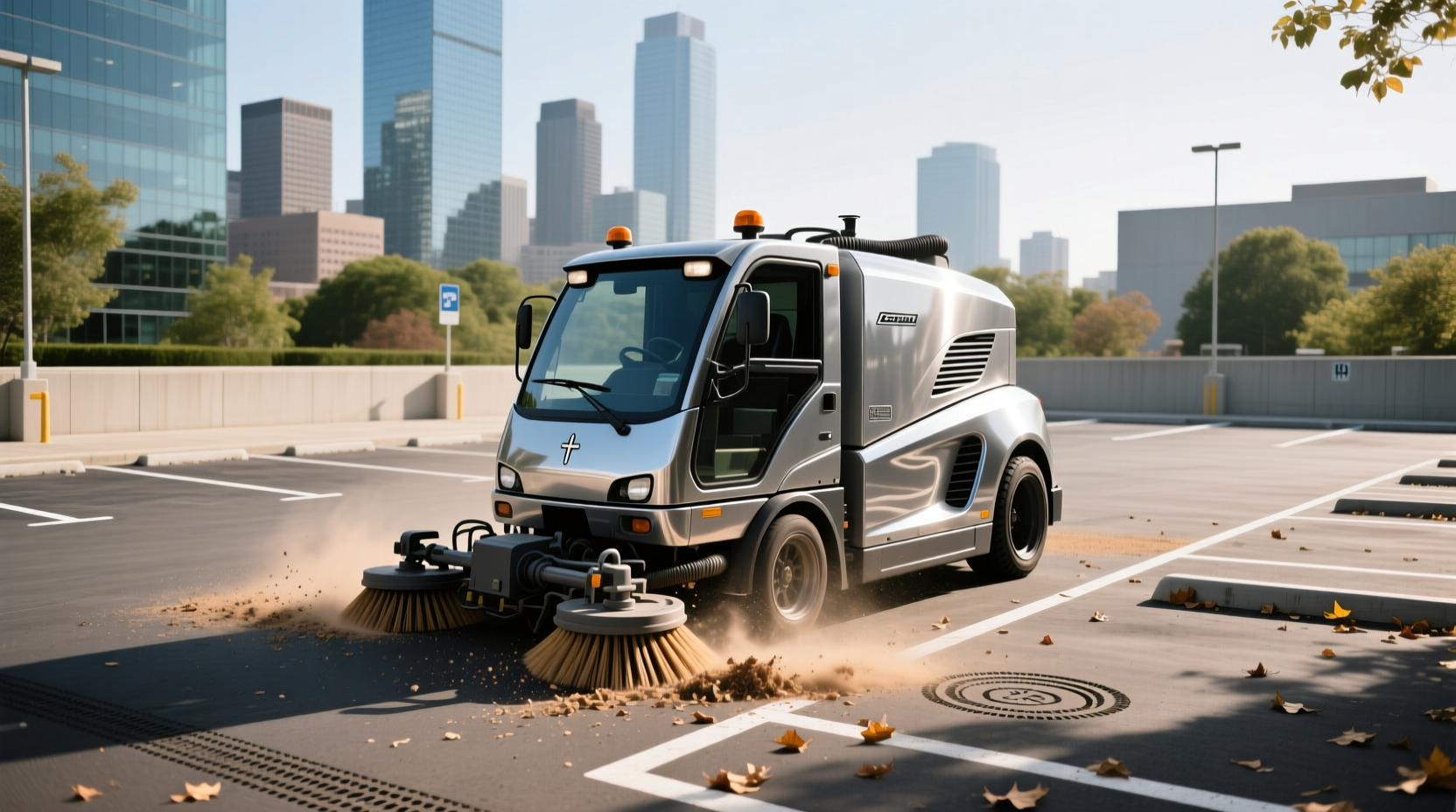 How to choose car park cleaning machine, How much do parking lot sweepers charge?