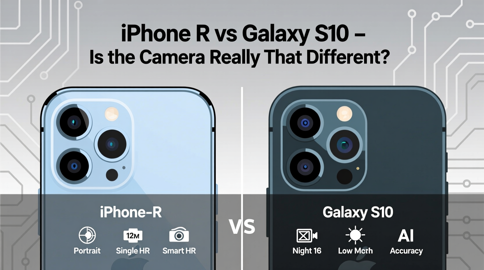 iphone xr vs galaxy s10 is the camera really that different