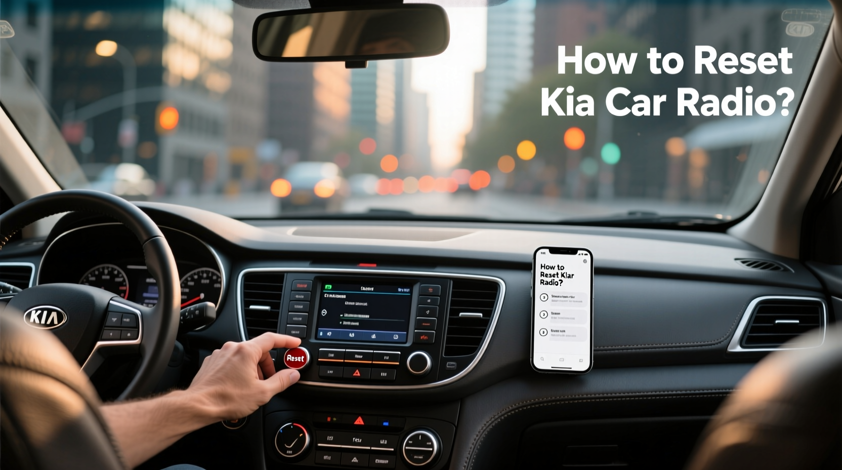 How to choose kia rio car radio,How to reset Kia car radio?