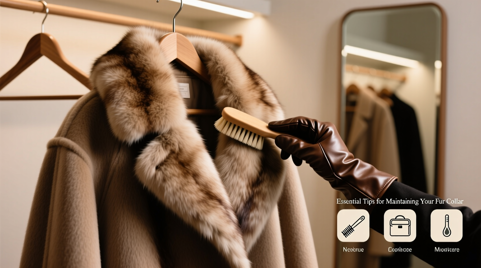 essential tips for maintaining and caring for a fur collar on your wool coat