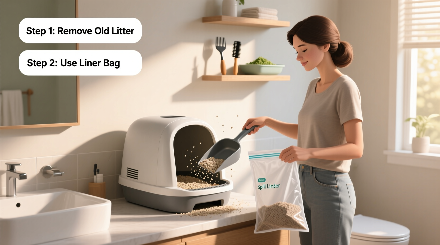 the ultimate guide to efficiently replace cat litter without stress or mess