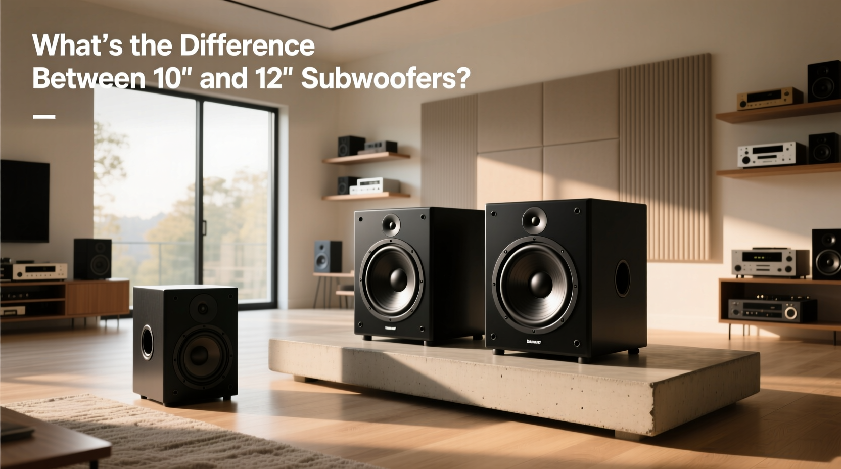 12 vs 10 inch subwoofers which fits your car sound 