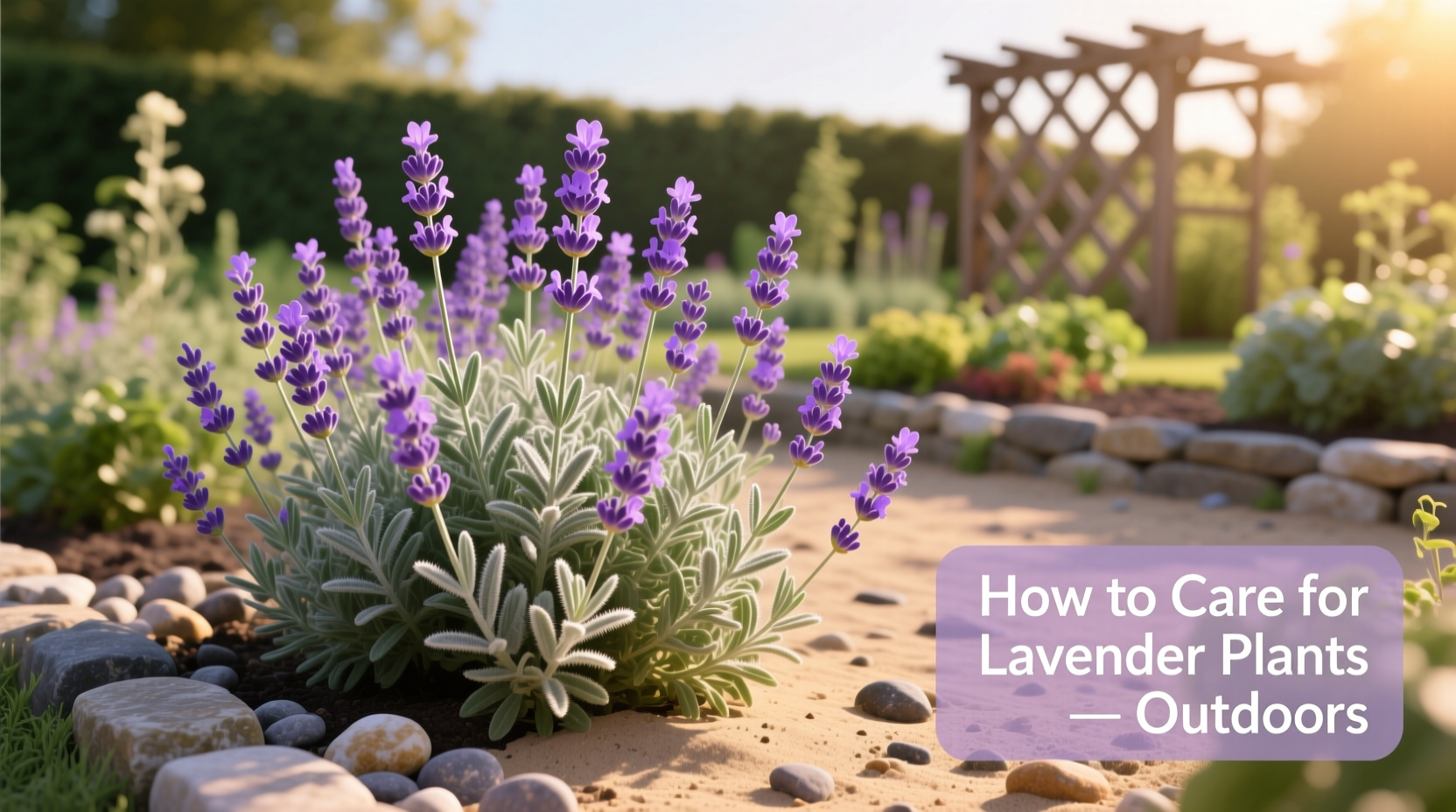how to care for lavender plants outdoors
