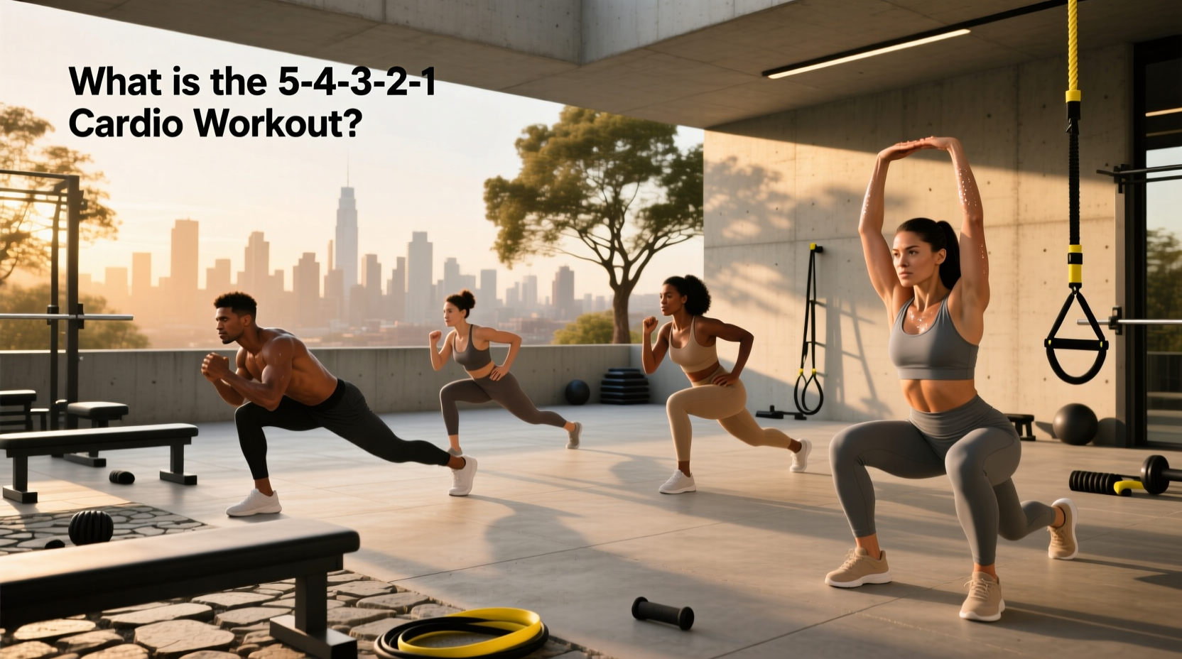 5 4 3 2 1 cardio workout strength routine guide