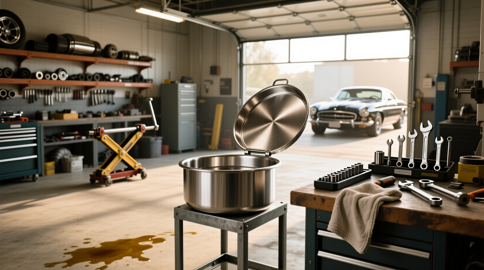 What to Look for in an Oil Drain Pan with Lid