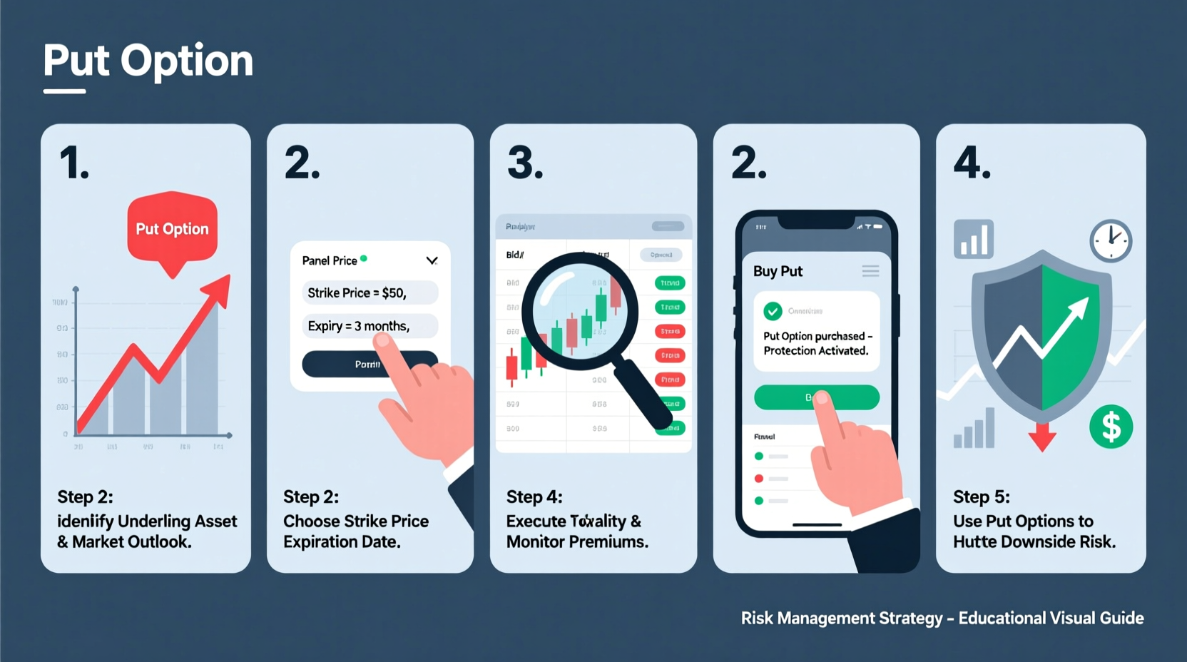 a step by step guide to buying put options for effective risk management