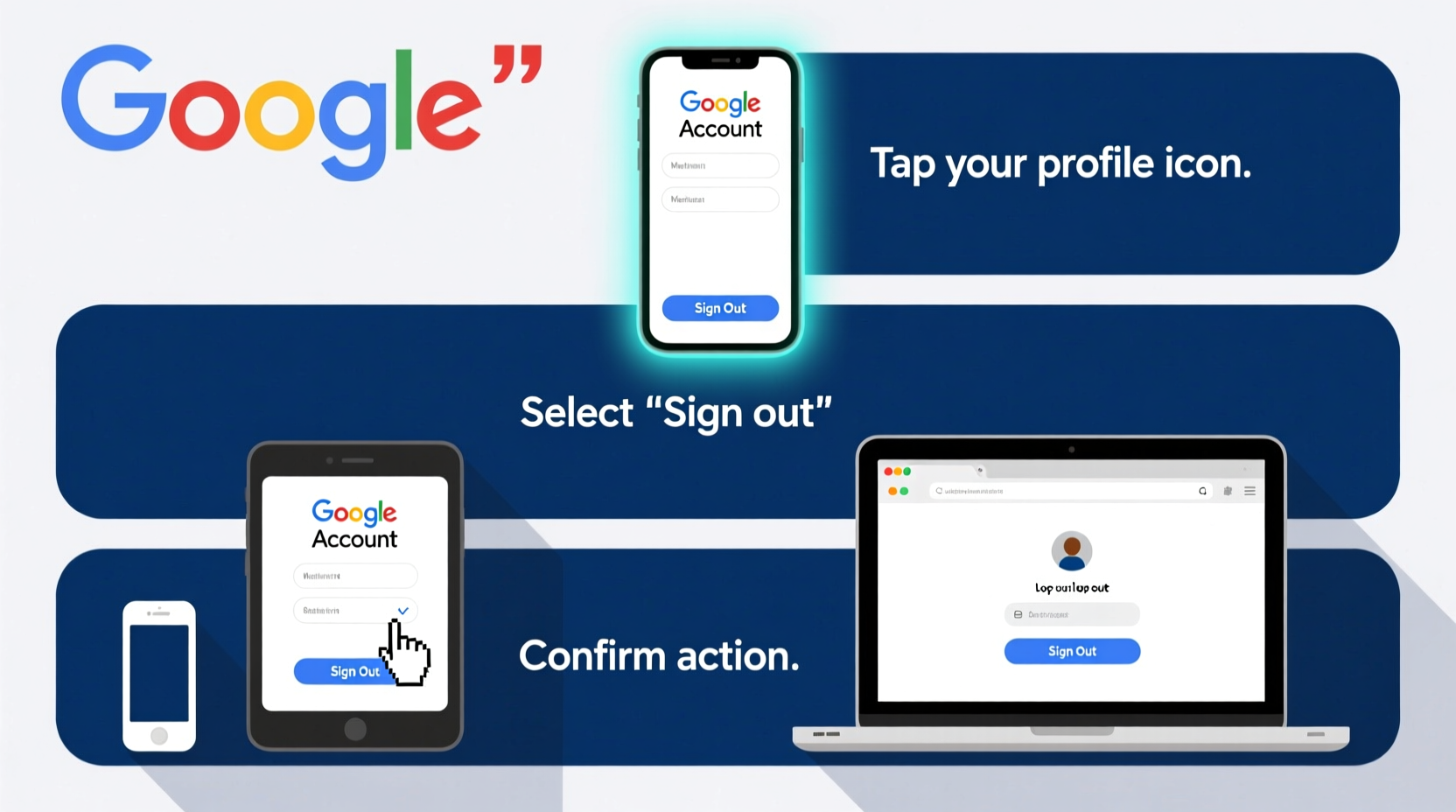 the complete guide to logging out of your google account on any device