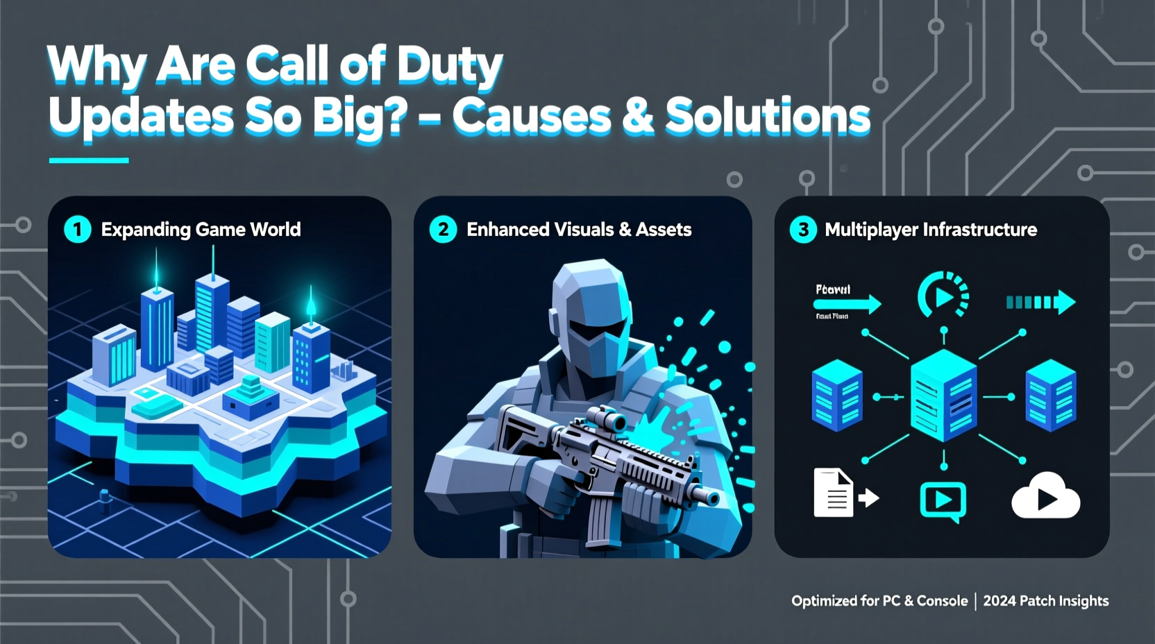 why are call of duty updates so big reasons solutions