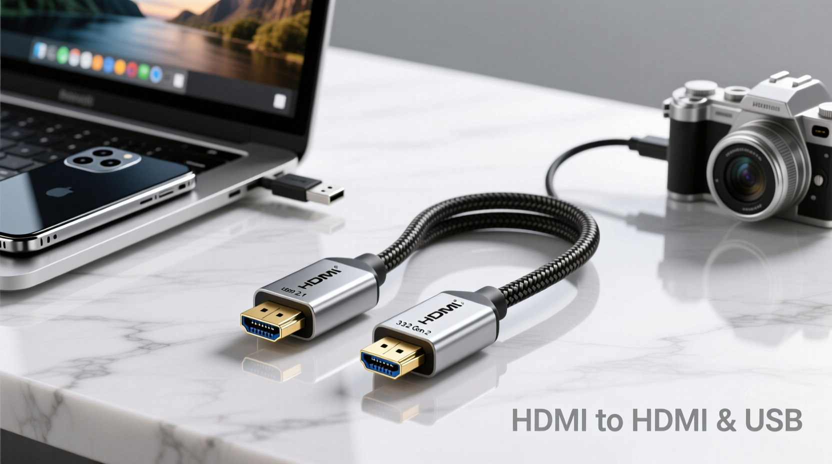 hdmi to hdmi and usb