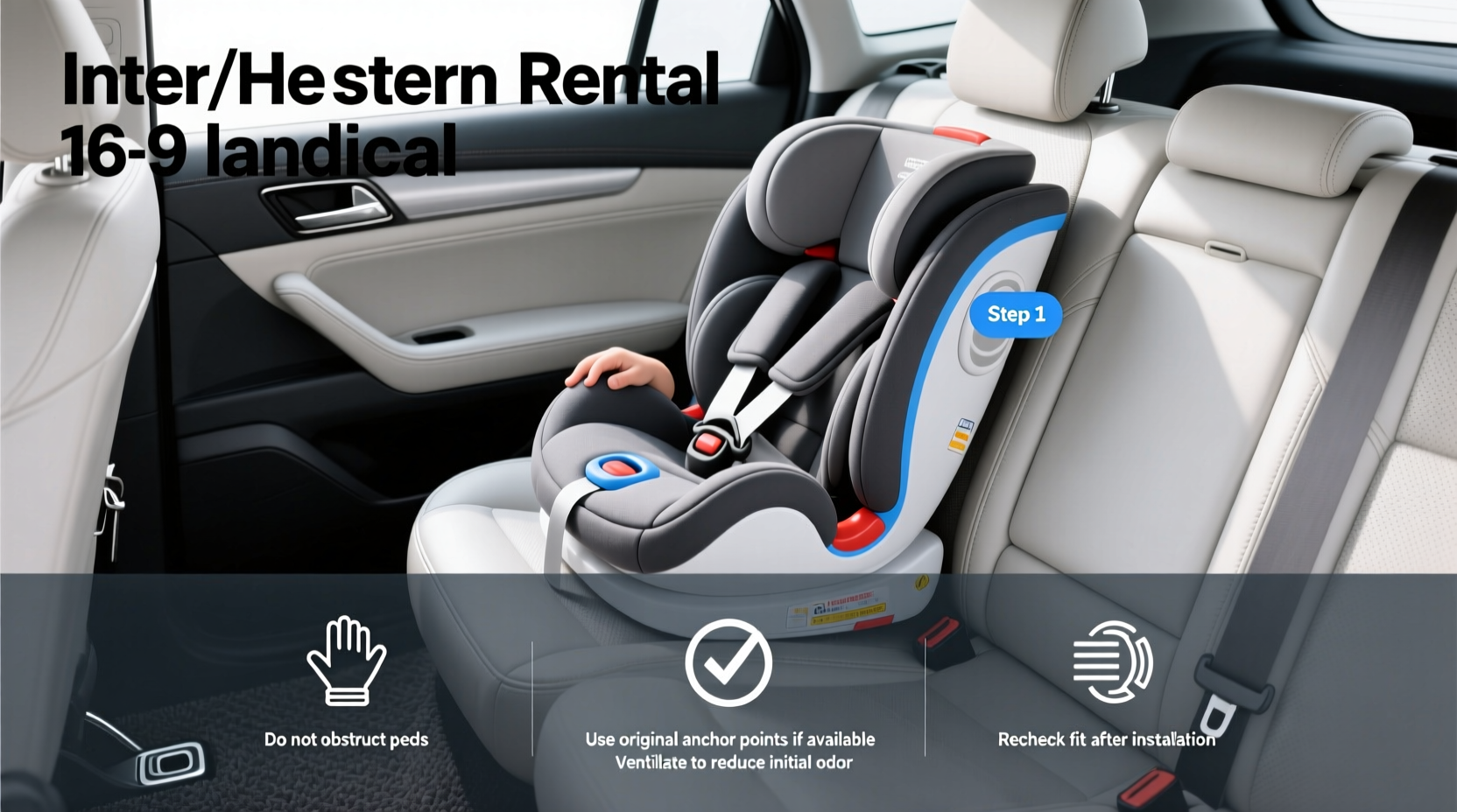 budget car rental child booster seat