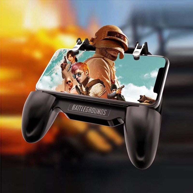 SR 2000 mah poignée de jeu de puissance Mobile tireur déclencheur ventilateur de refroidissement contrôleur de jeu Mobile pour pubg Iphone et Android