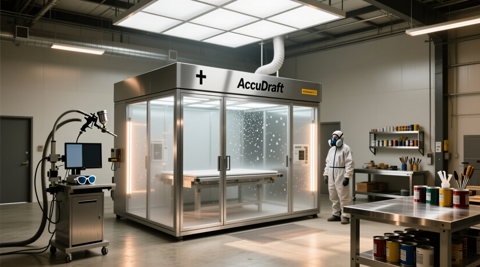 accudraft paint booths guide features