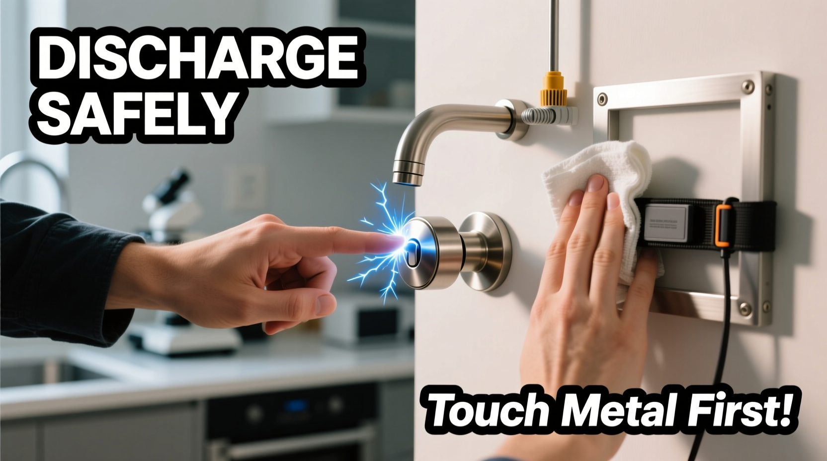 easy ways to discharge static electricity safely and effectively