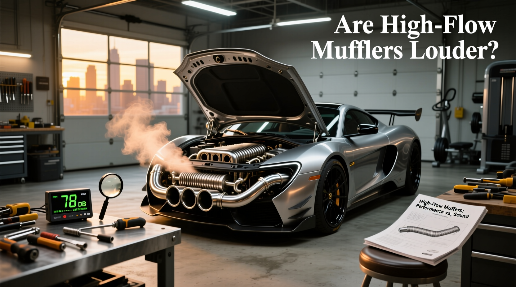 how to choose high flow muffler,Are high-flow mufflers louder?