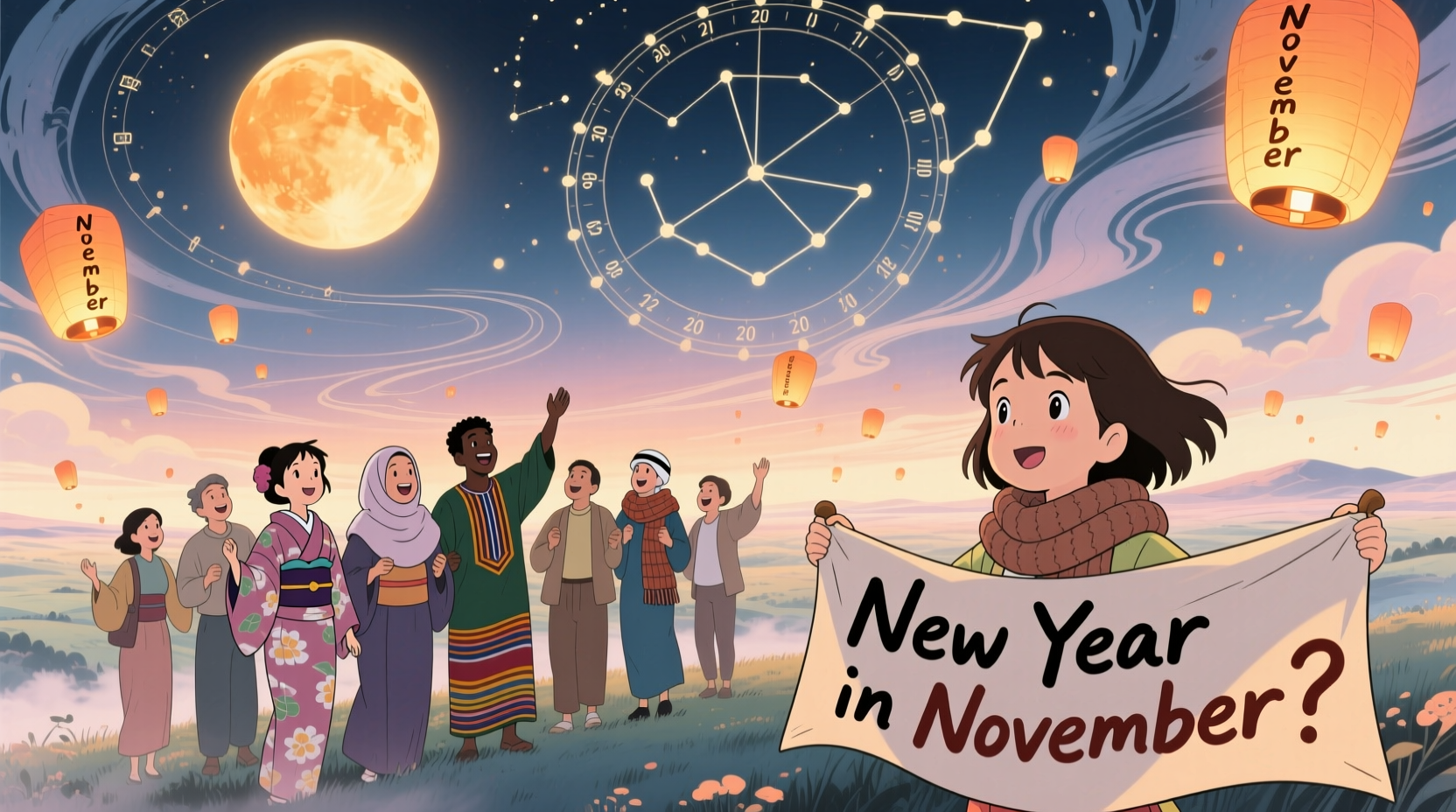 who celebrates new year in november