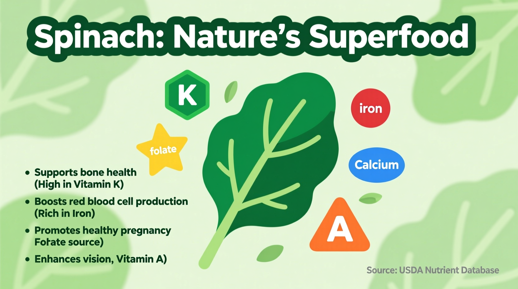 spinach nutritional benefits