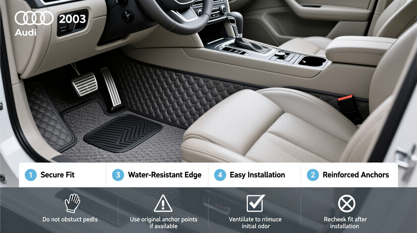 2003 Audi A6 All Weather Floor Mats Buying Guide