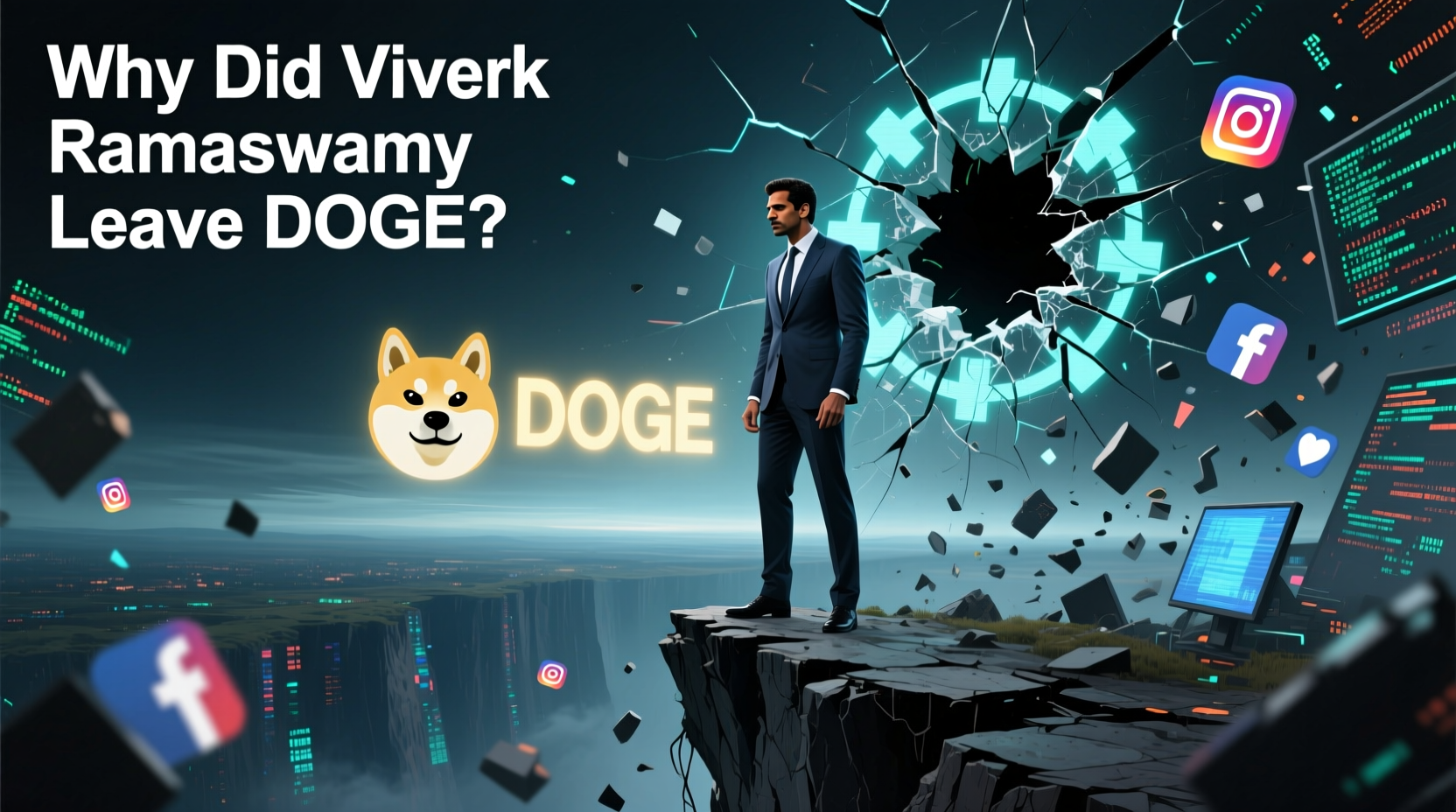 why did vivek ramaswamy leave doge exploring his exit