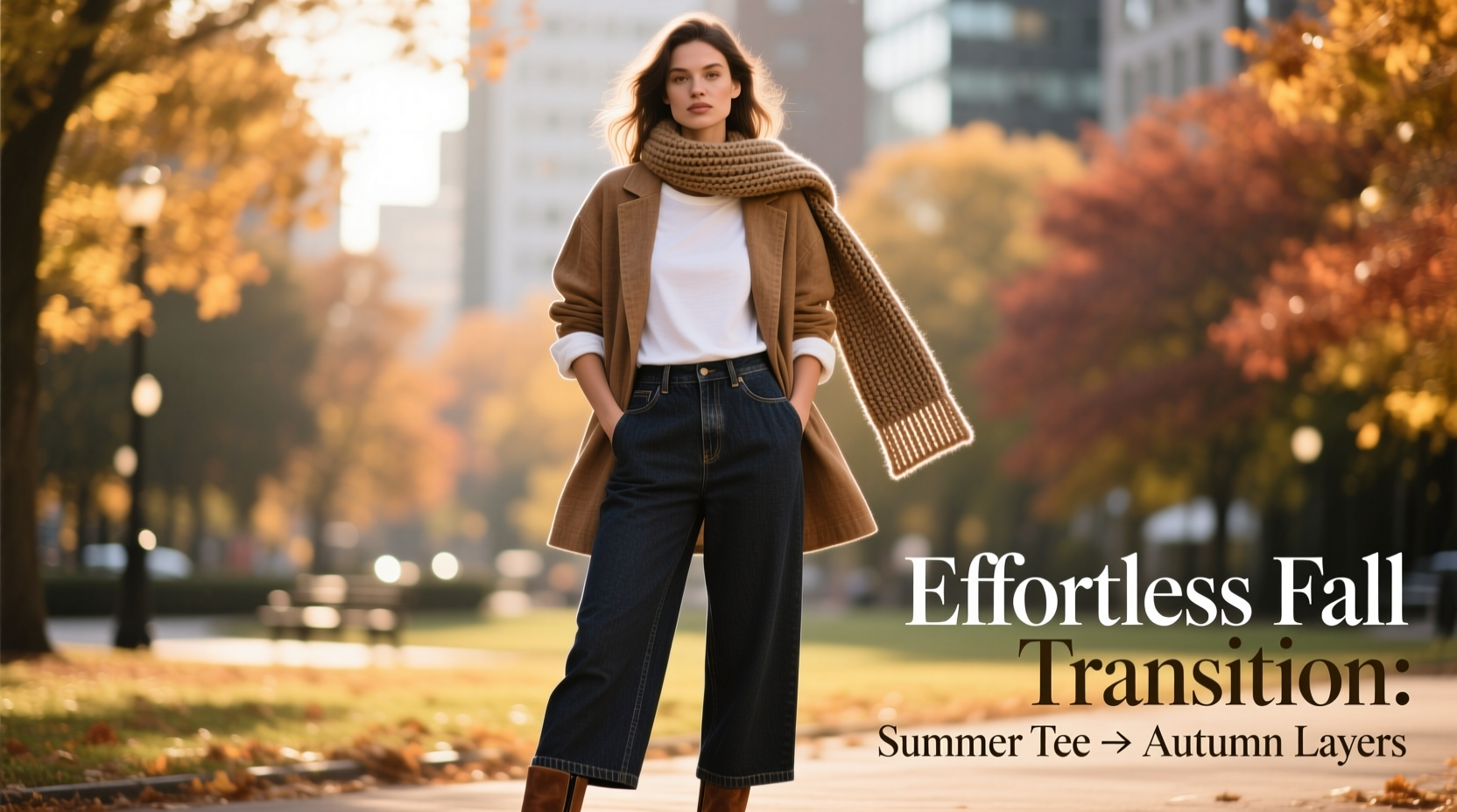 smart styling tips to effortlessly transition a summer tee into fall layers