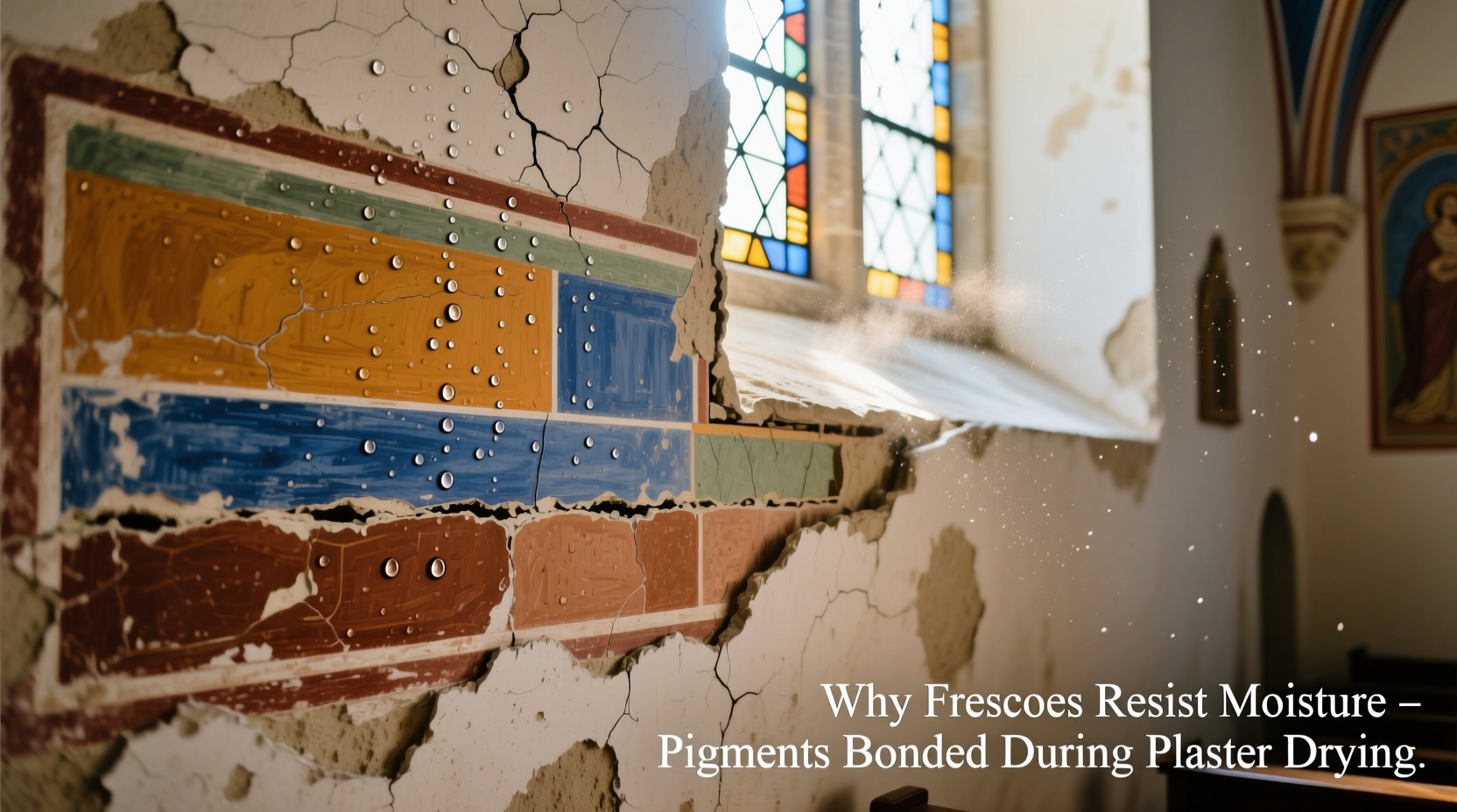 why arent frescoes affected by moisture understanding the art