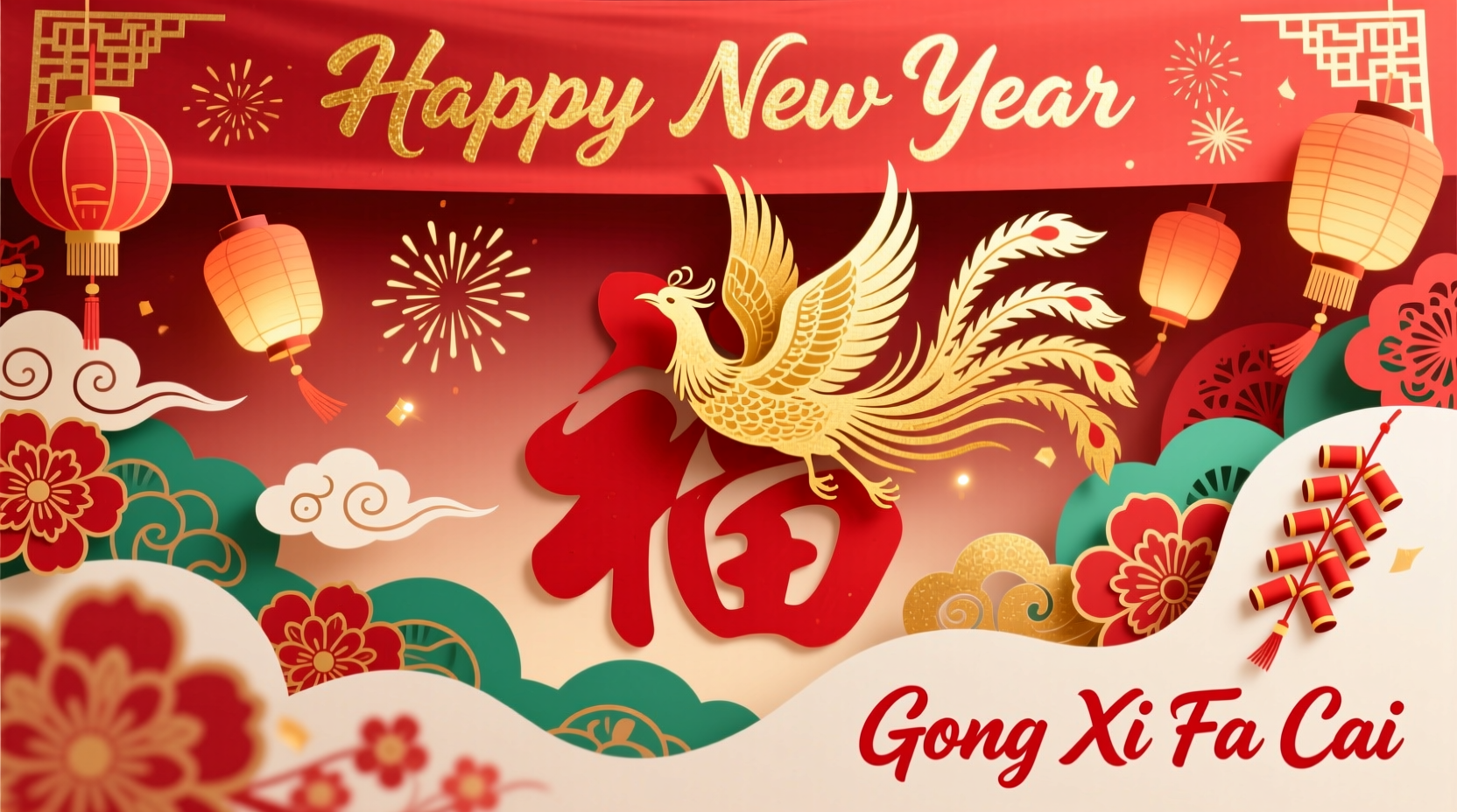 how to make happy new year banner