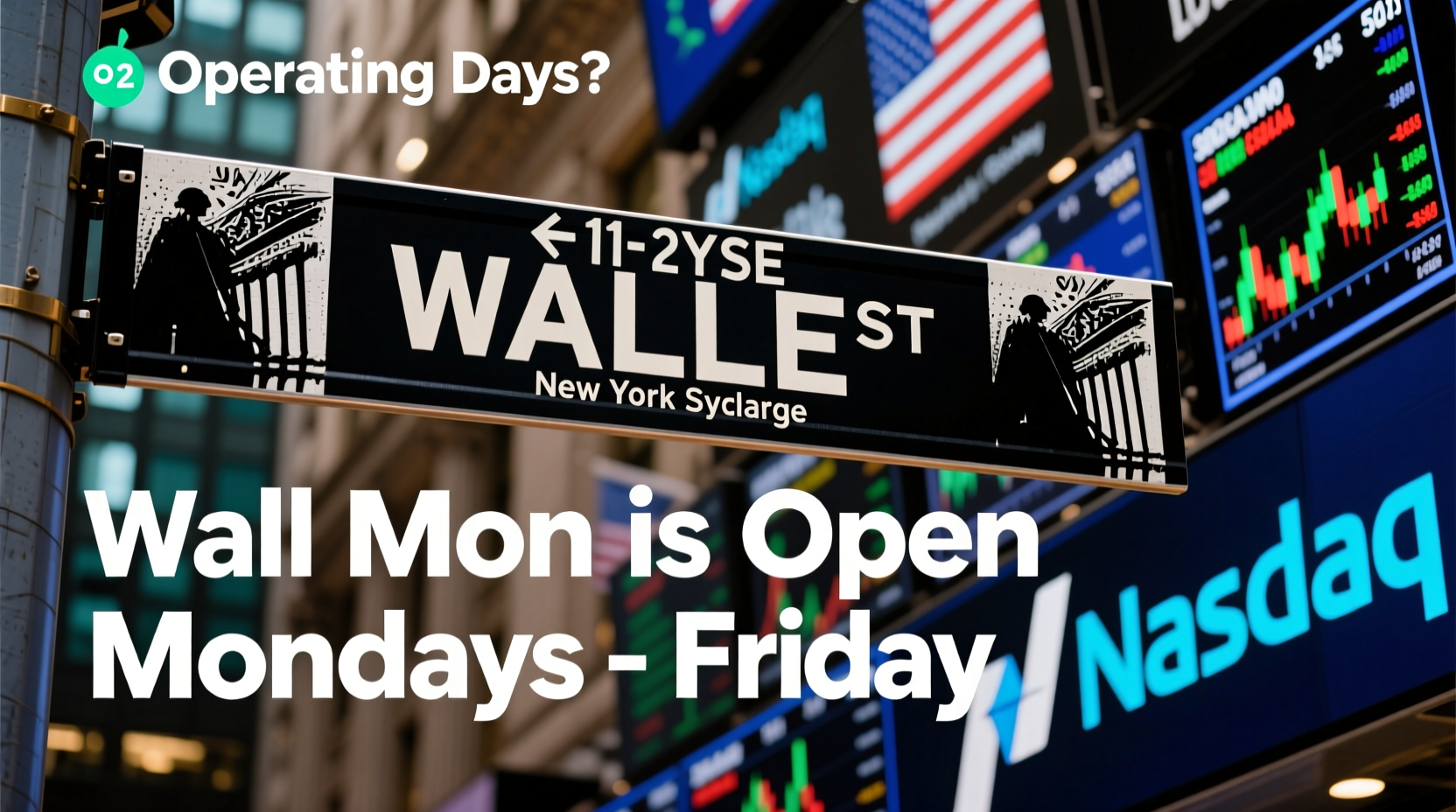 is wall street open on monday