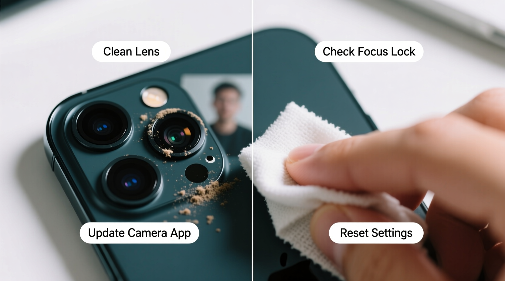 why is my phone camera blurry troubleshooting fixes