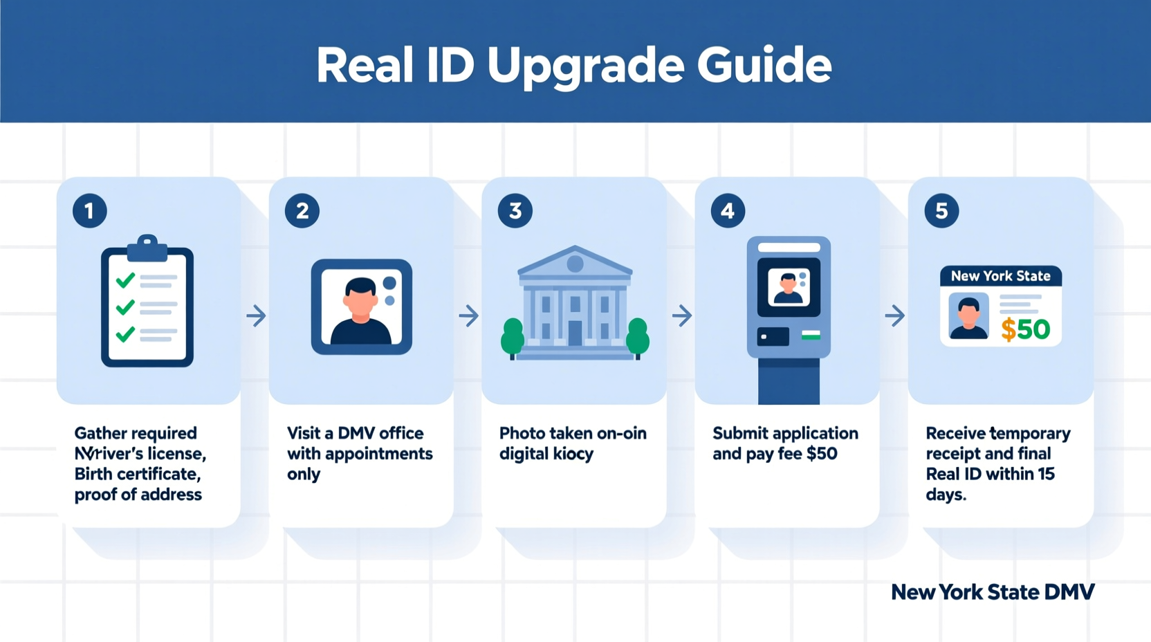 step by step guide to upgrading to a real id in new york without the hassle