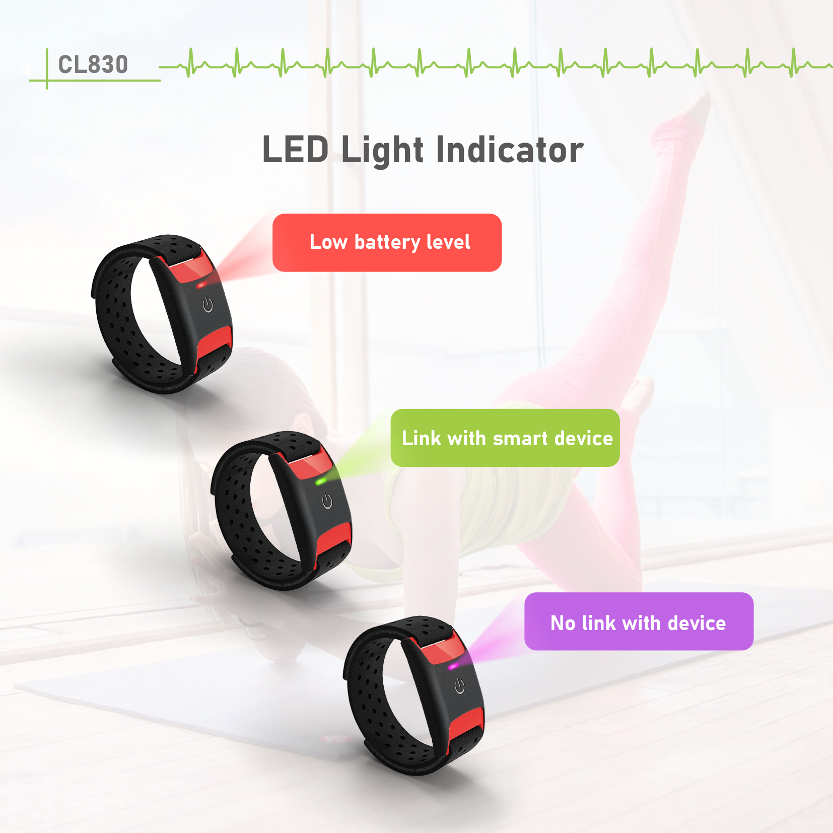 Newest Waterproof Quality Assurance Best Armband Heart Rate Monitor