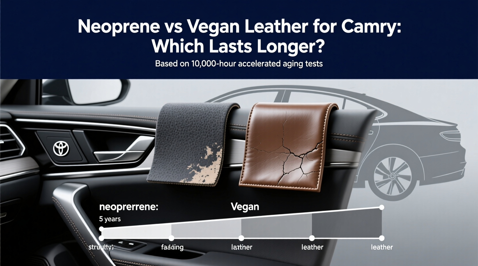 neoprene vs vegan leather camry