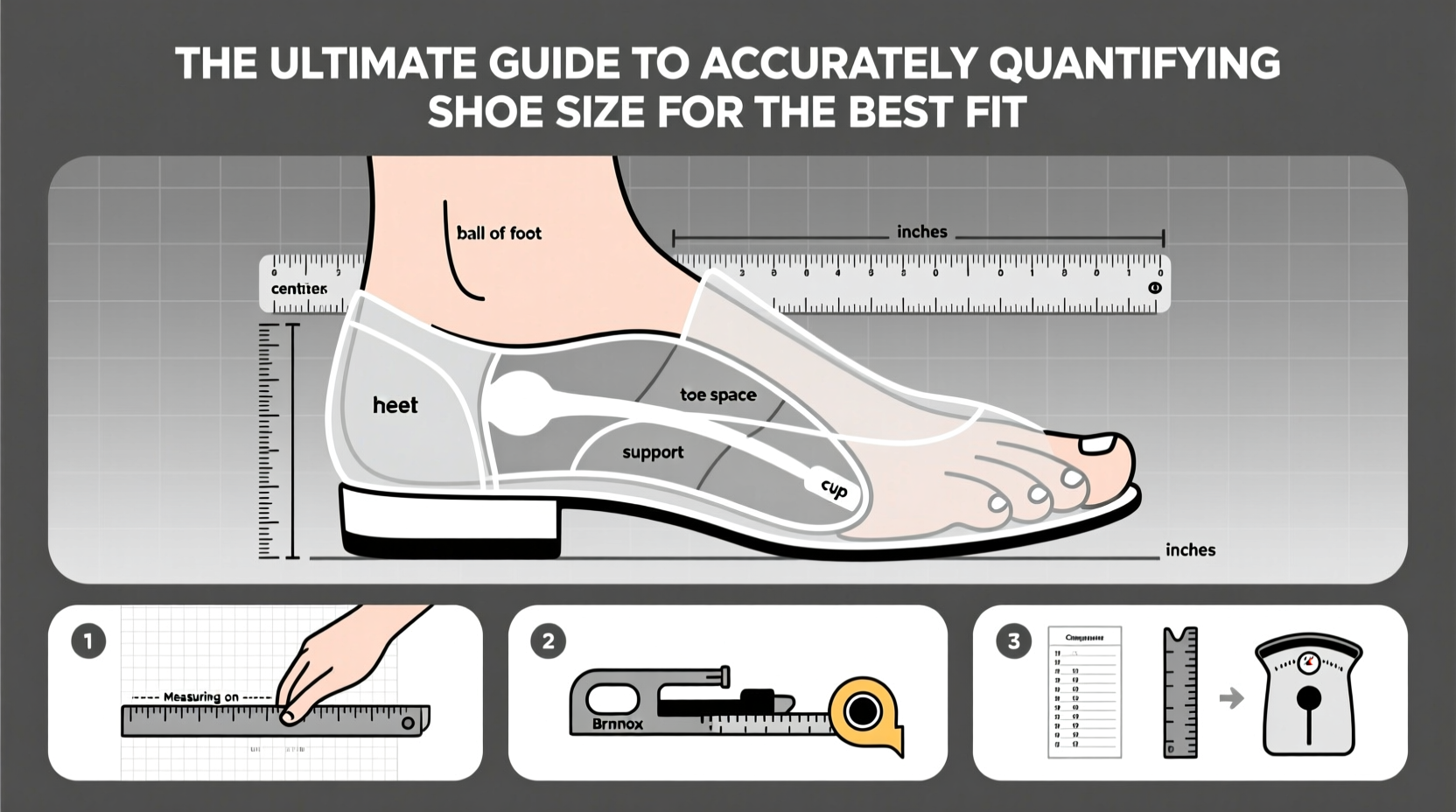the ultimate guide to accurately quantifying shoe size for the best fit