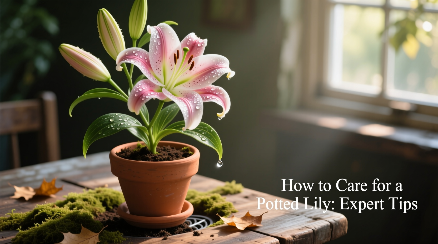 how to care for a potted lily