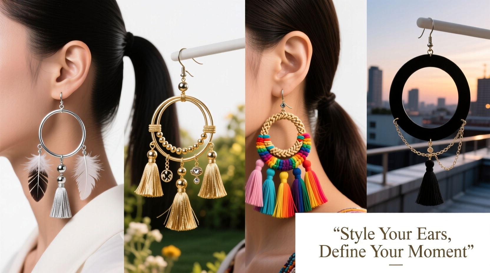 creative ways to style hollow circle tassel earrings for every occasion