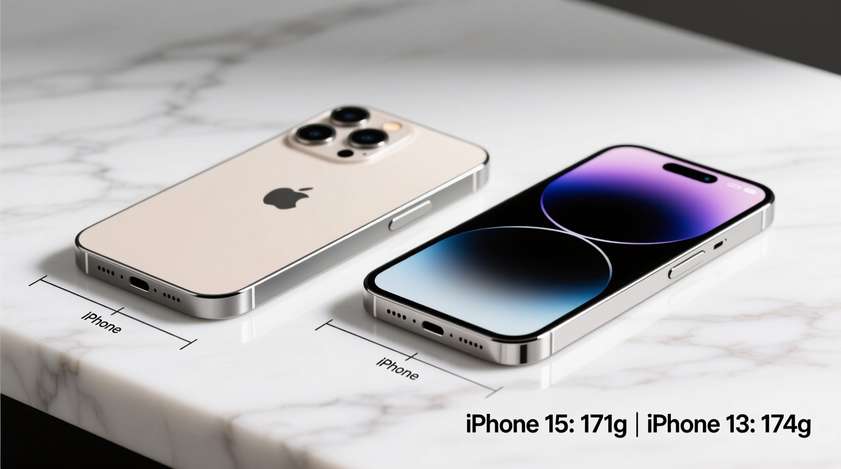 iphone 15 feels lighter than the 13 or is it just me weight difference matters