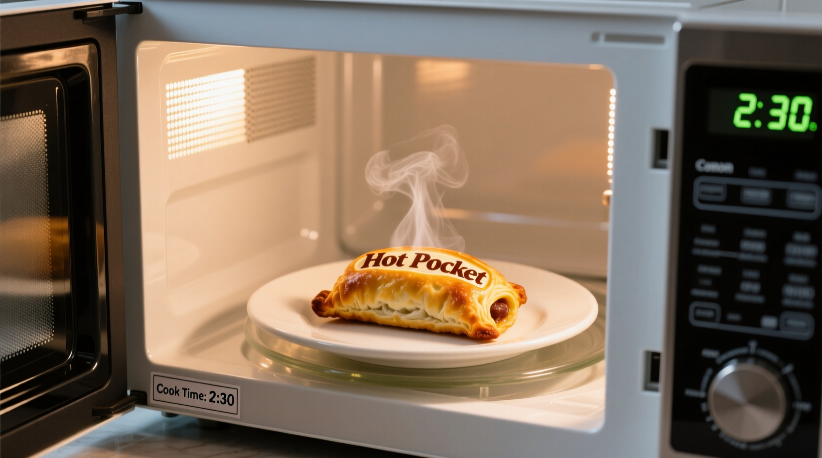 how long to cook hot pocket in microwave