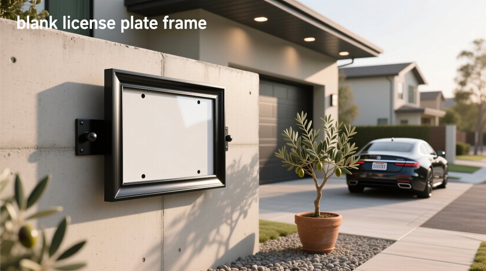 What Is a Blank License Plate Frame and How to Choose One?