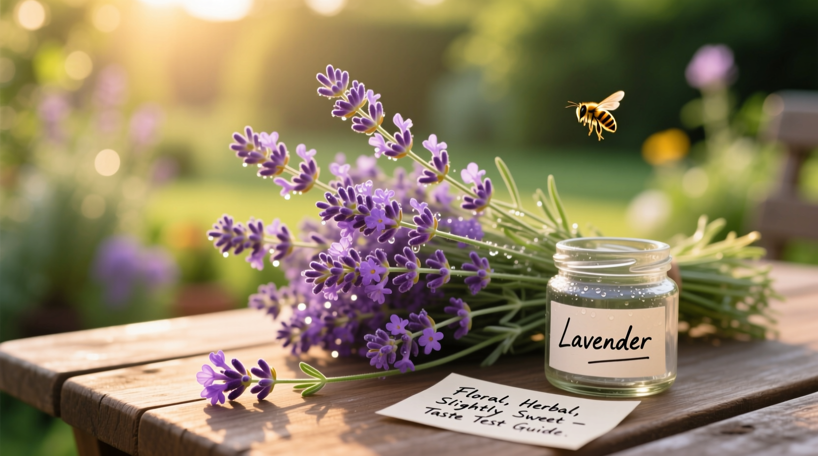 how does lavender taste